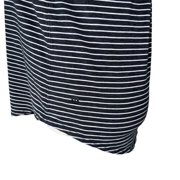 Lululemon Women’s Pleated Love Tank in Modern Stripe Heathered Black & White - Picture 5 of 7